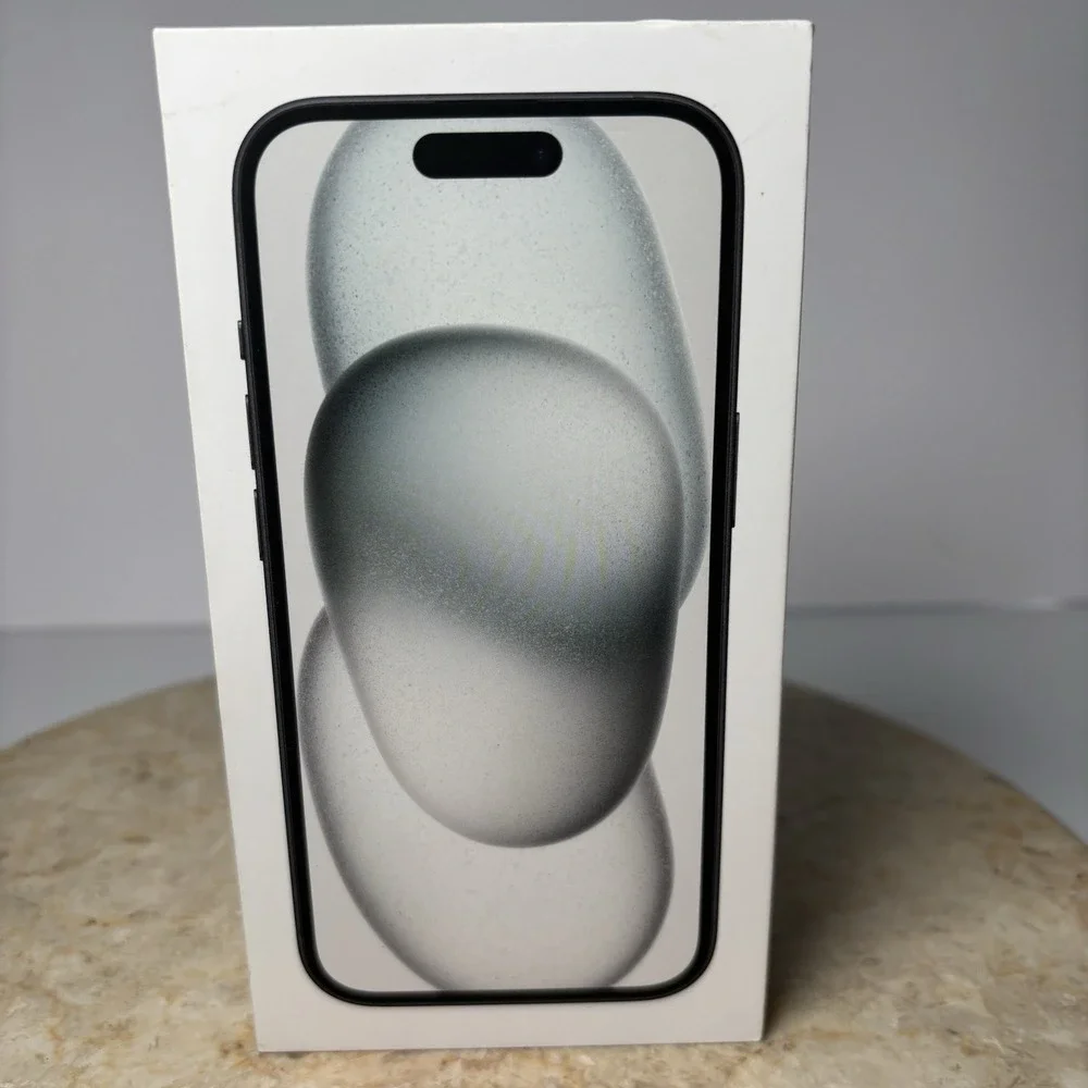 Apple iPhone 15‎ Black 128GB - Empty Box ONLY Sticker